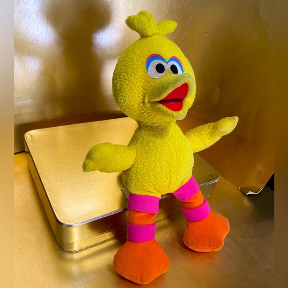SESAME STREET VTG 1998 MY FIRST PAL BIG BIRD JIM HENSON MUPPET PLUSH TYCO 10” - Picture 2 of 12